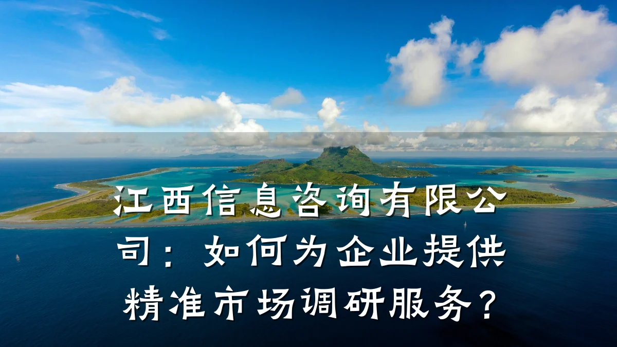 江西信息咨询有限公司：如何为企业提供精准市场调研服务？