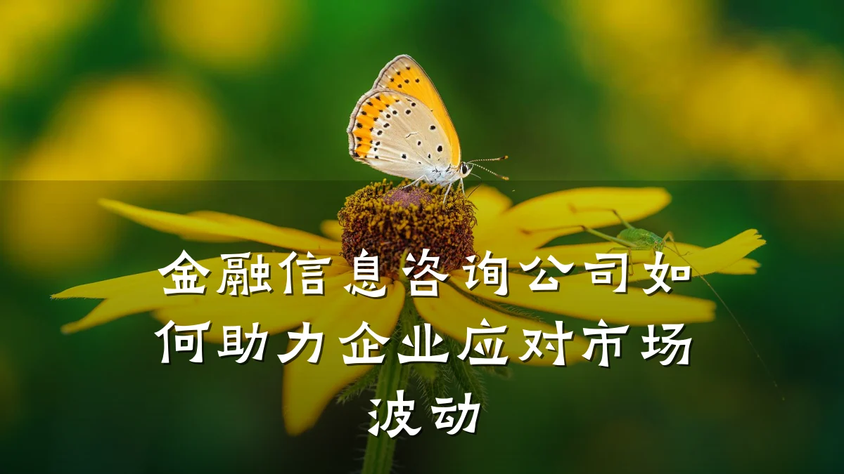 金融信息咨询公司如何助力企业应对市场波动