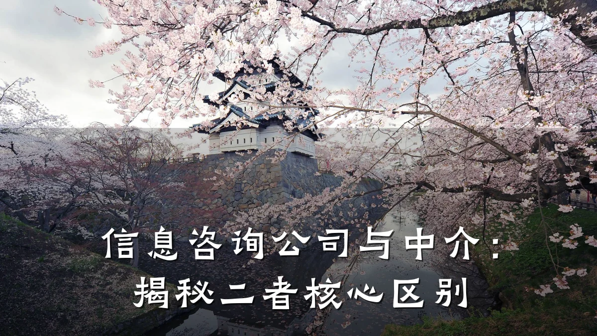 信息咨询公司与中介：揭秘二者核心区别
