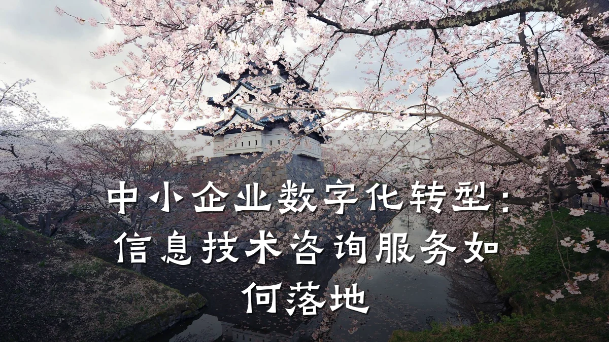 中小企业数字化转型：信息技术咨询服务如何落地