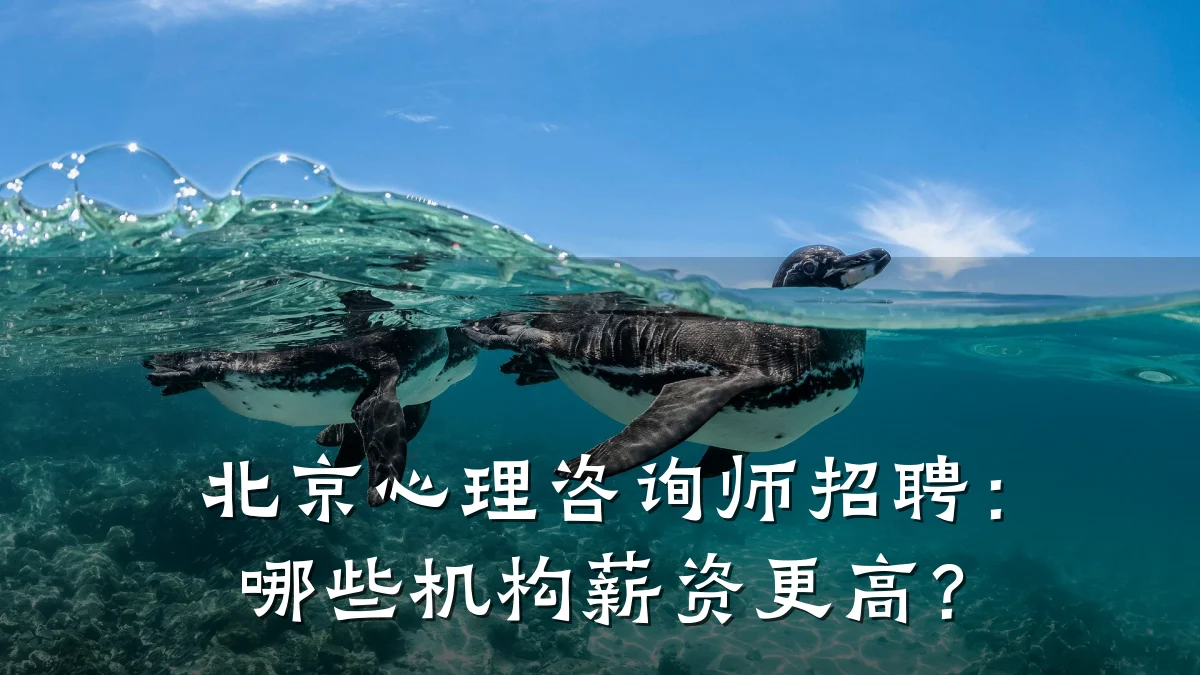 北京心理咨询师招聘：哪些机构薪资更高？