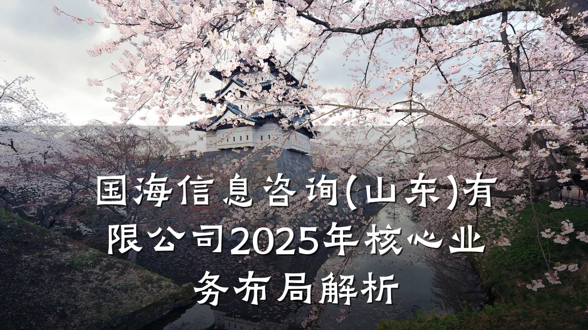 国海信息咨询(山东)有限公司2025年核心业务布局解析