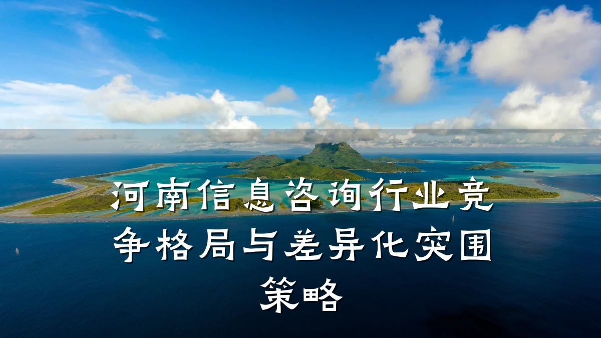 河南信息咨询行业竞争格局与差异化突围策略