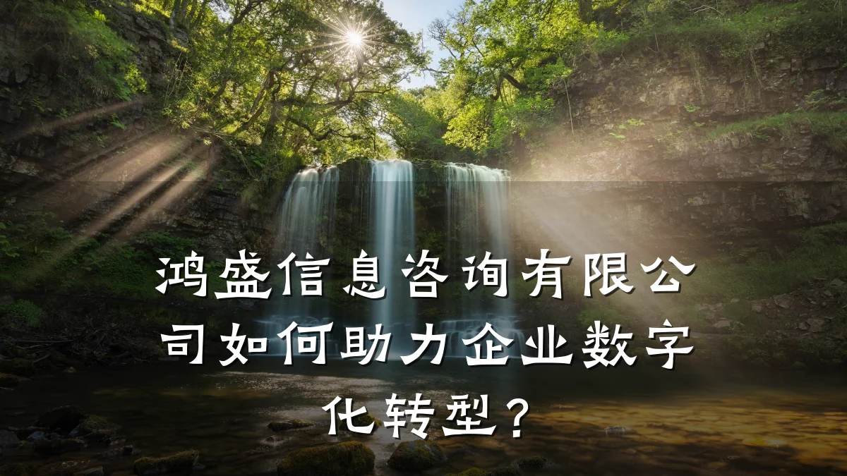 鸿盛信息咨询有限公司如何助力企业数字化转型？