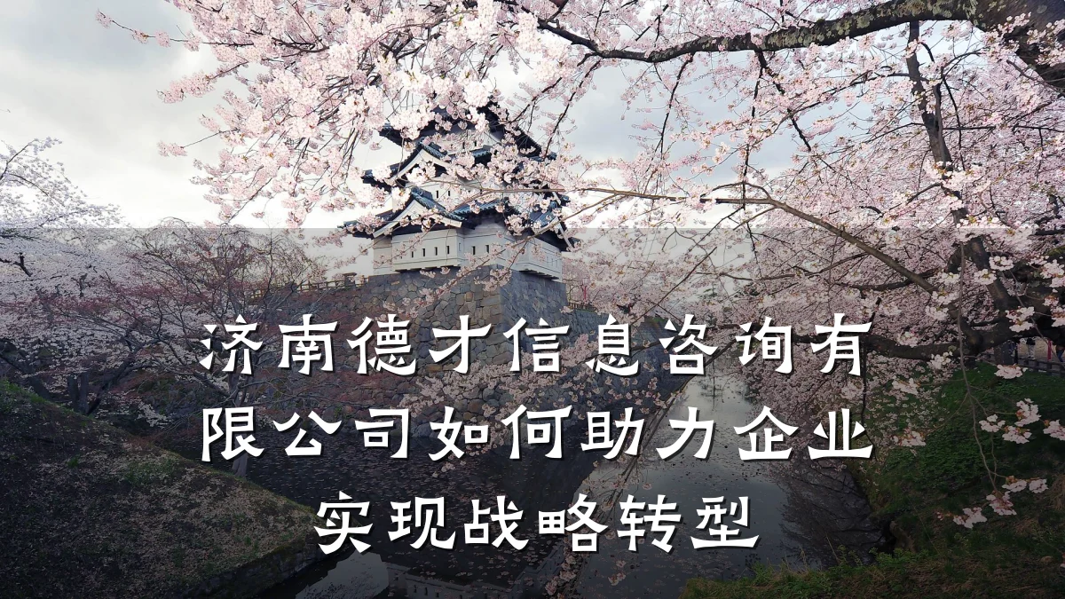 济南德才信息咨询有限公司如何助力企业实现战略转型
