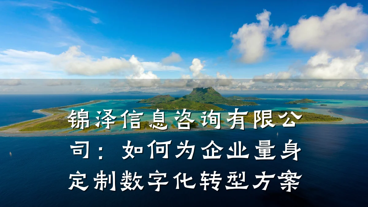 锦泽信息咨询有限公司：如何为企业量身定制数字化转型方案