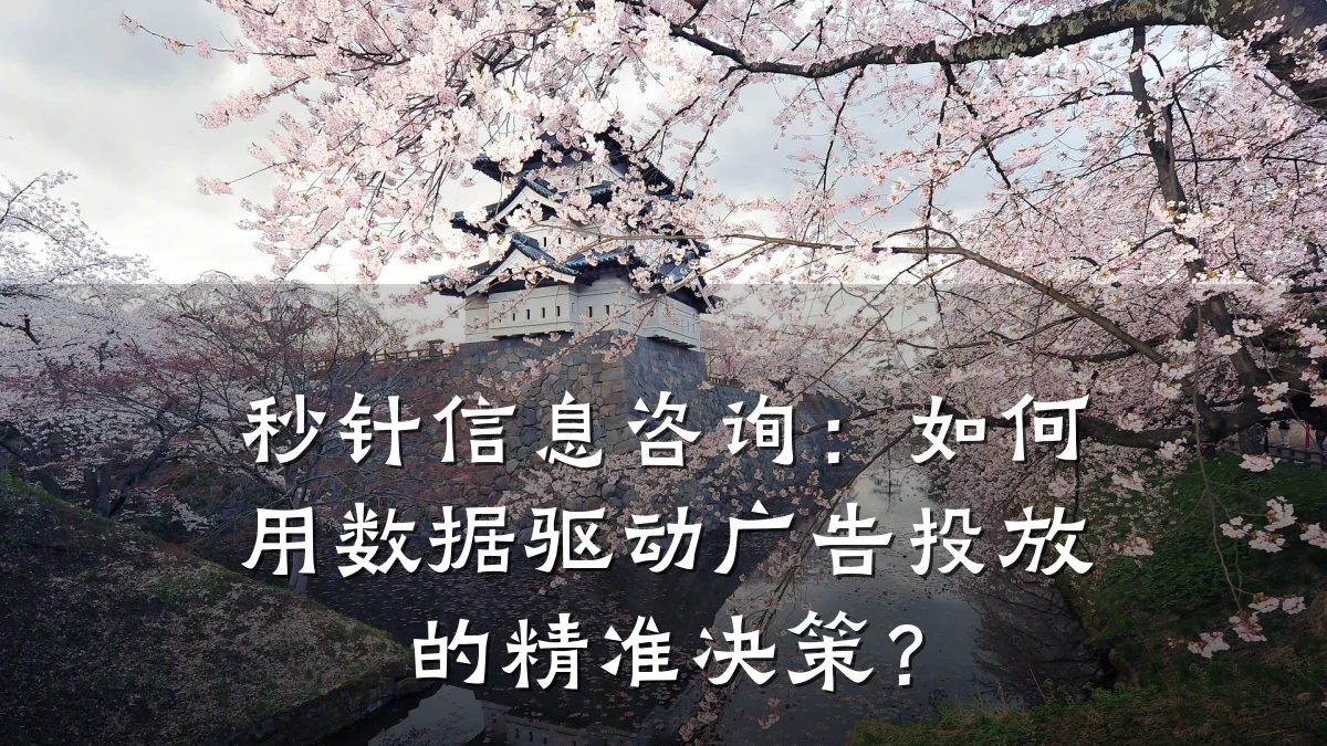 秒针信息咨询：如何用数据驱动广告投放的精准决策？