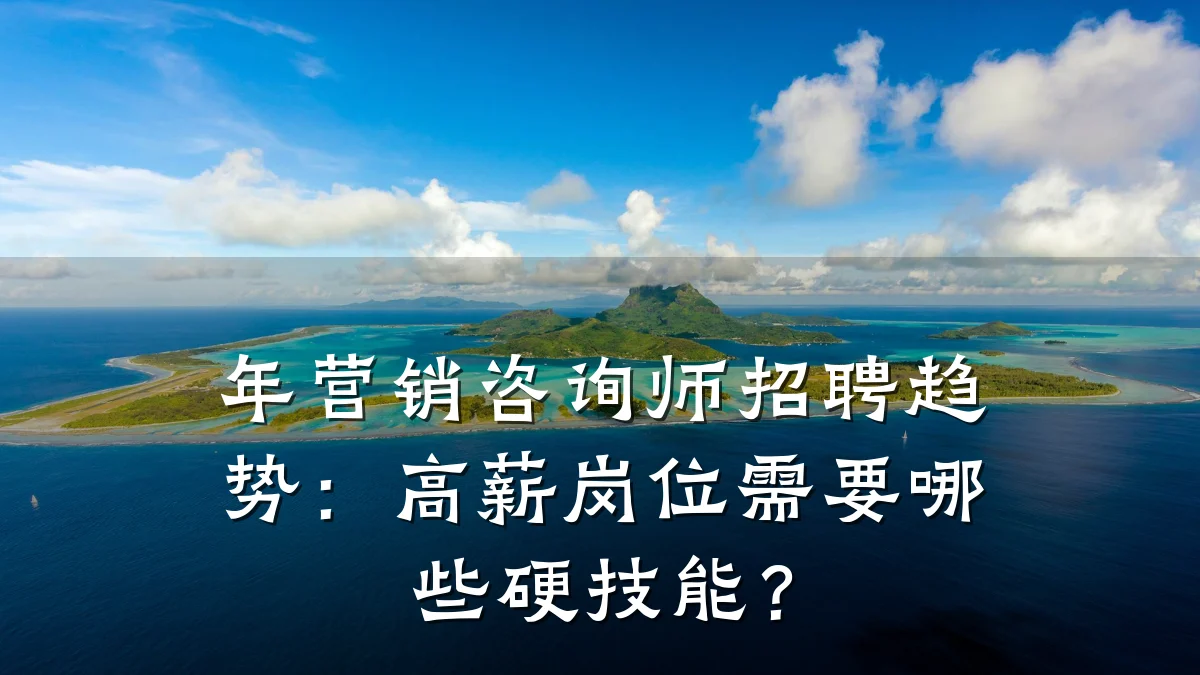 年营销咨询师招聘趋势：高薪岗位需要哪些硬技能？