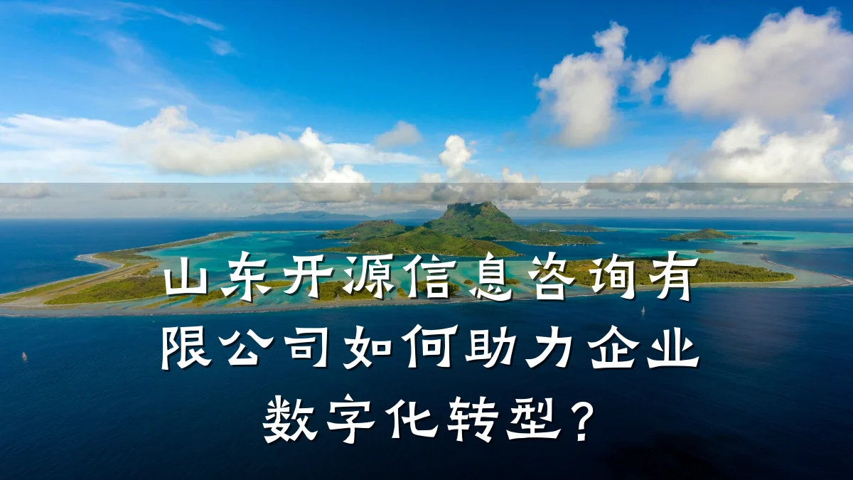 山东开源信息咨询有限公司如何助力企业数字化转型？