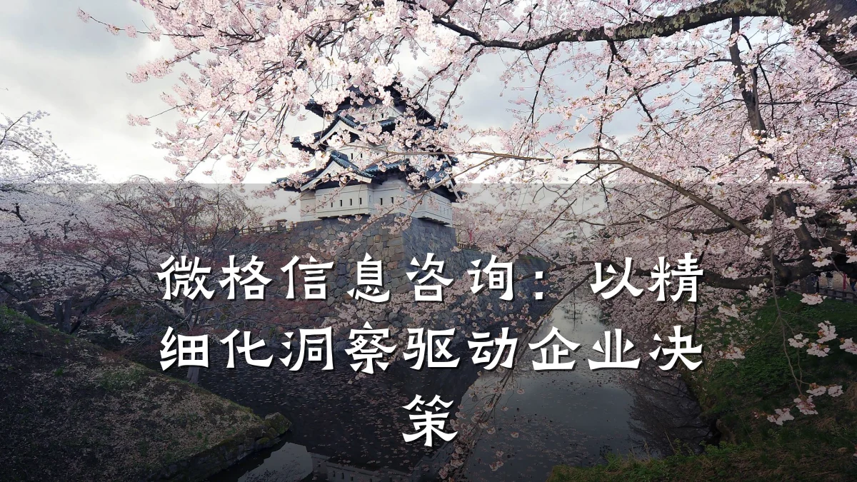 微格信息咨询：以精细化洞察驱动企业决策