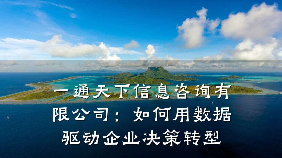 一通天下信息咨询有限公司：如何用数据驱动企业决策转型