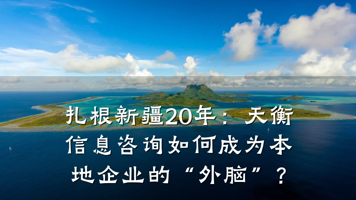 扎根新疆20年：天衡信息咨询如何成为本地企业的“外脑”？