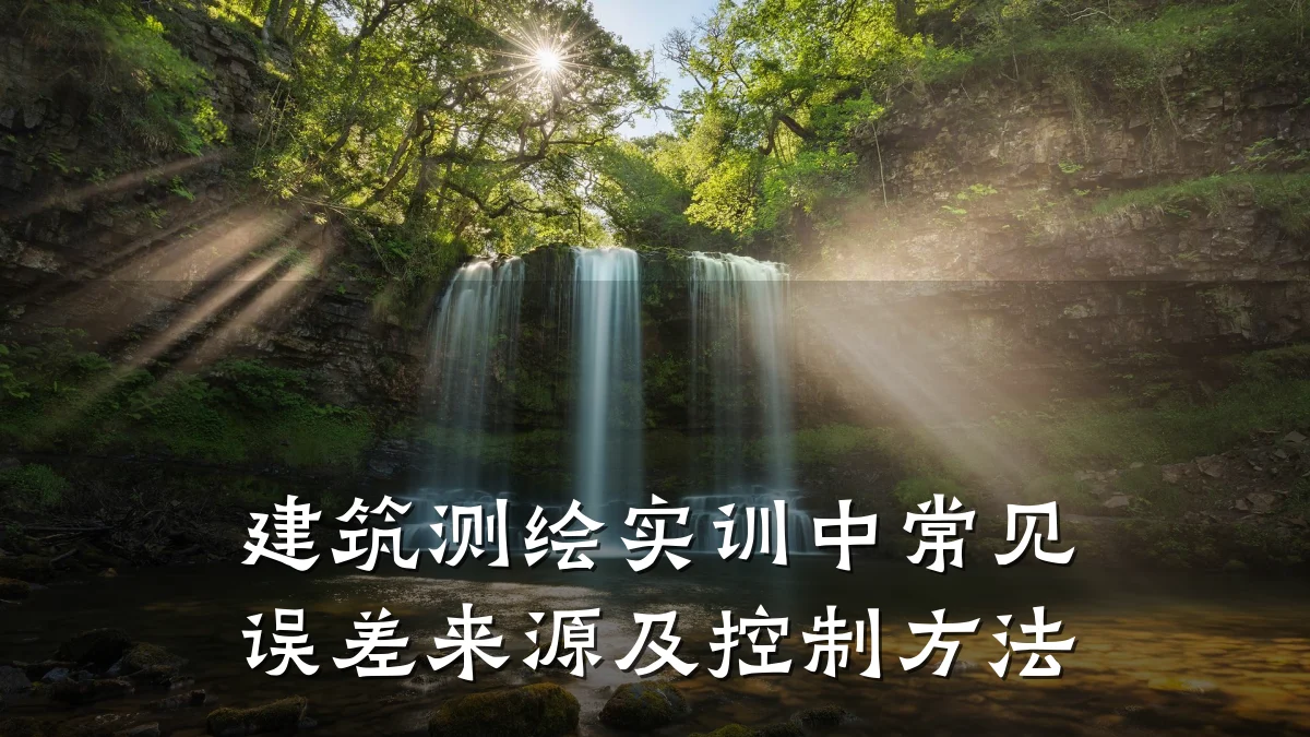 建筑测绘实训中常见误差来源及控制方法